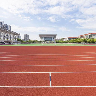 Buen precio Sistema prefabricado de la pista atlética sintética del certificado de IAAF para la escuela en línea