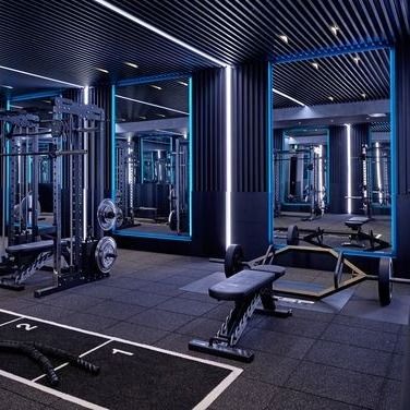 Buen precio Suelo de goma Mat Black SBR del GIMNASIO interior con la superficie de EPDM Flecked en línea
