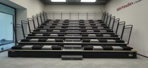 Buen precio 200 - 500 personas Capacidad asientos de blanqueador retráctiles resistentes a la oxidación y la corrosión en línea