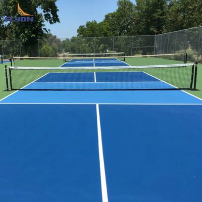 Buen precio Eco amigable Anti resbalón UV resistente PVC Pickleball Corte de alfombra resistente a la decoloración 3 mm en línea