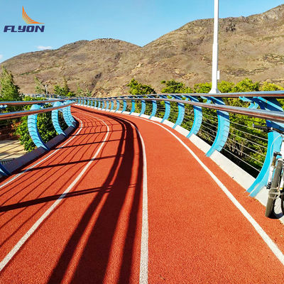 Buen precio Pista deportiva para correr en exteriores Material de caucho Pista deportiva para correr Pu Enlazador para pista de tartán en línea