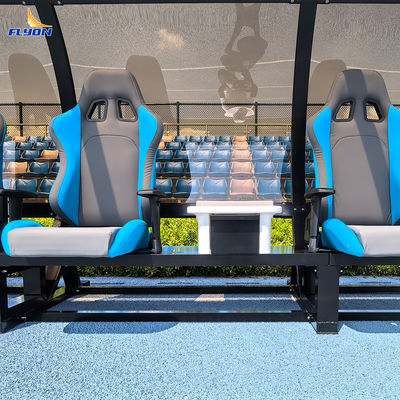 Buen precio Banqueta portátil de aluminio de repuesto con instalación de montaje y 5 años de garantía para refugio de equipo de estadio de fútbol en línea