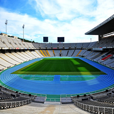 Buen precio EPDM SBR Athletic Synthetic Track Sandwich System With IAAF Approved en línea