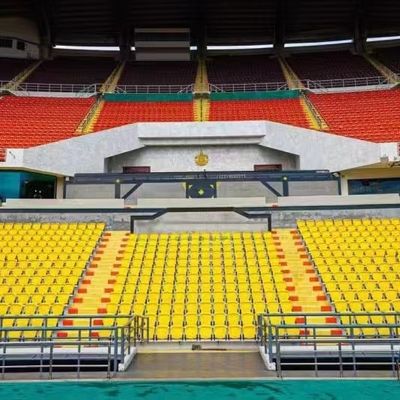 Buen precio Asiento plástico fijo del estadio con el piso - tipo montado en la pared montado en línea