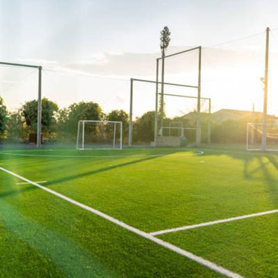 Hierba falsa artificial ULTRAVIOLETA anti, altura sintética de la pila de la hierba 15m m del tenis