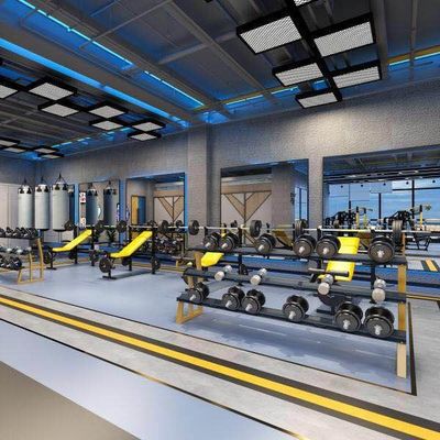El suelo de goma Mat For Workout Flooring Top del gimnasio de la prueba de fuego laminó