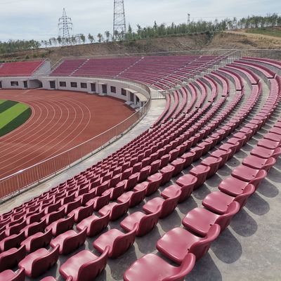 Buen precio Asientos de estadio de plástico de material HDPE con 5 años de garantía y opciones de color personalizadas en línea