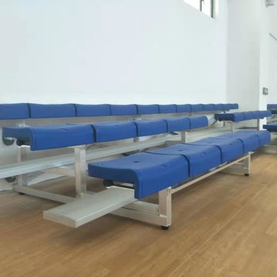 Buen precio 3 blanqueadores de aluminio de Seat del estadio del fútbol de las filas con el cubo Seat plástico en línea