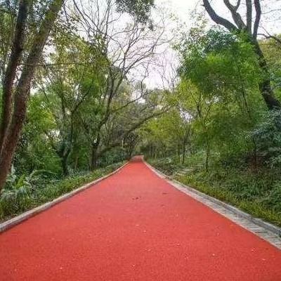 Buen precio Gránulo de goma rojo del color EPDM para el camino al aire libre del parque del jardín público en línea