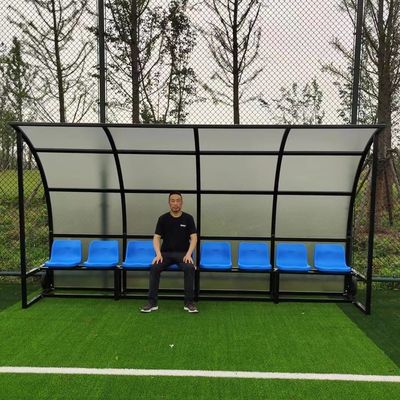 Buen precio Asiento al aire libre portátil del estadio con el ODM del OEM del refugio de 8 asientos en línea