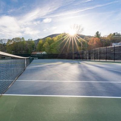 Buen precio Línea libre corte de pintura Mat Flooring Colors Customized de Pickleball del servicio en línea