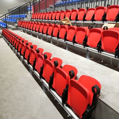 Asientos de estadio de plástico PP con color personalizado y 5 años de garantía para una fácil instalación 435x552x782mm
