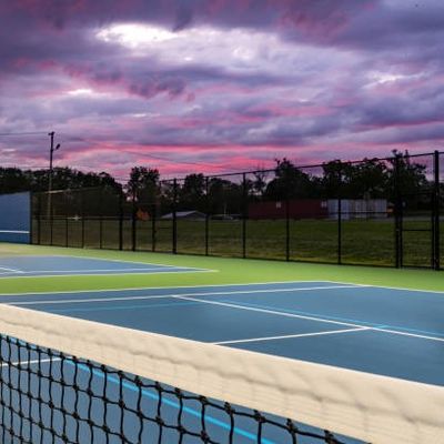 Corte Mat Portable de Ondoor Pickleball rollo Mat Free Line Painting Service de 60 de los x 30ft