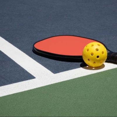 Superficie lisa de 45 libras Red Pickleball Court Mat con protección UV