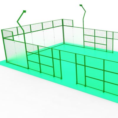 Buen precio Superficie lisa de color verde, pista de tenis de padel sintético, fácil de instalar en línea