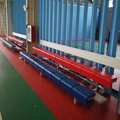 Pantallas de metal portátiles con barandilla opcional y asiento de 20 PCS / 36 PCS