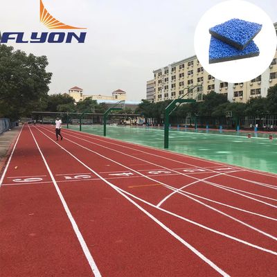 Buen precio Las pistas rectangulares de atletismo se desvanecen resistencia y resistencia a los rayos UV en línea