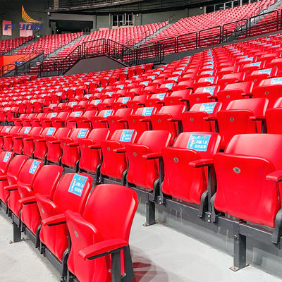 Buen precio Bancos de estadio de plástico de alta resistencia a las condiciones climáticas para asientos de estadio en línea