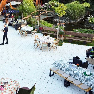 Buen precio Altamente resistente a los rayos UV piso de eventos portátil de bajo mantenimiento personalizable en línea