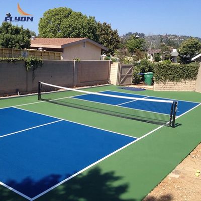 6.56*32.81ft Pickleball Court Mat con 215.23 Sqft Roll Tamaño 2-3 mm espesor 2 mm Capa de base de PVC