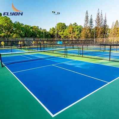 Buen precio Patrón de superficie de arena de cristal Corte de pickleball Resistente al desvanecimiento Alta durabilidad en línea