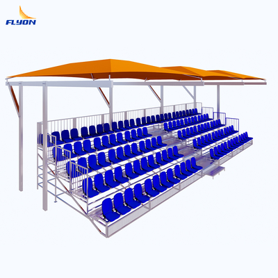 Asiento de estadio plegable y ajustable con cubierta protectora para eventos