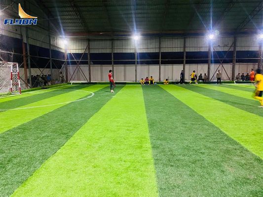 × los 4m de los 25m por la hierba artificial del fútbol del rollo, hierba sintética del campo de fútbol verde oscuro