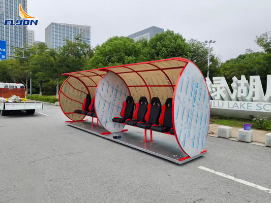 Refugio de banca portátil duradero con marco metálico y aluminio anticorrosión para equipos de fútbol