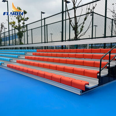 Sillones de plástico de PP / HDPE Sillones de metal desmontables para estadios de fútbol Sillones y asientos de tribuna con tamaño personalizado