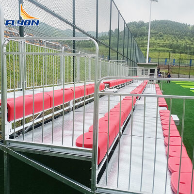 Buen precio ISO9001 Tribunales portátiles de estadio de aluminio con asientos personalizados para eventos al aire libre en línea