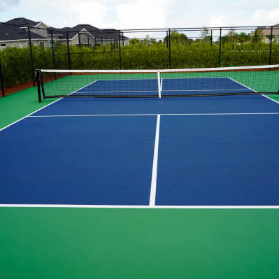 Buen precio Tapete portátil para cancha de Pickleball, estándar de la UE, 44x20 pies, con superficie antideslizante y pintura lineal personalizada en línea
