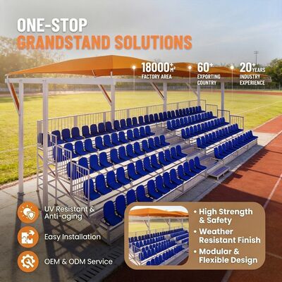 Buen precio Instalación rápida de diseño modular de placas de metal al aire libre con tamaño personalizable para placas de estadio de aluminio en línea