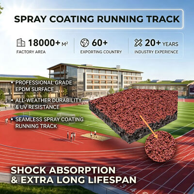 Buen precio Pista de atletismo de PU pulverizable transpirable y resistente a los rayos UV con durabilidad de más de 10 años para superficies atléticas y sintéticas en línea